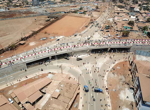 Project of Reconstruction and Restoration of Conakry Municipal roads as well as the Construction of MATOTO and KAGBELEN Interchange in Conakry, Republic of Guinea