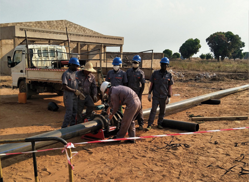 Projecto de abastecimento de água de LUCAPA e M´BANZA CONGO em Angola
